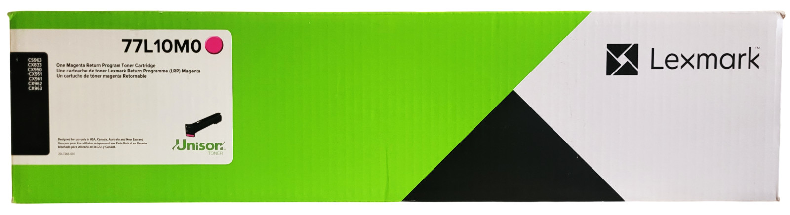 Lexmark 77L10M0 Magenta Toner Cartridge