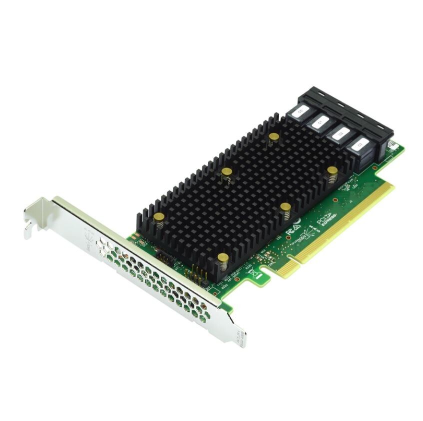 Broadcom SAS 9405W-16i PCIe 3.1 x16 16 Internal Ports Tri-Mode Storage Adapter