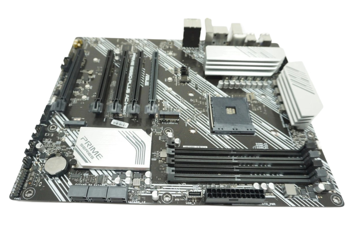 PRIMEB550PLUSACHES IBUYPOWER AMD AM4 DDR4 GAMING MOTHERBOARD NO IO SHIELD PLATE
