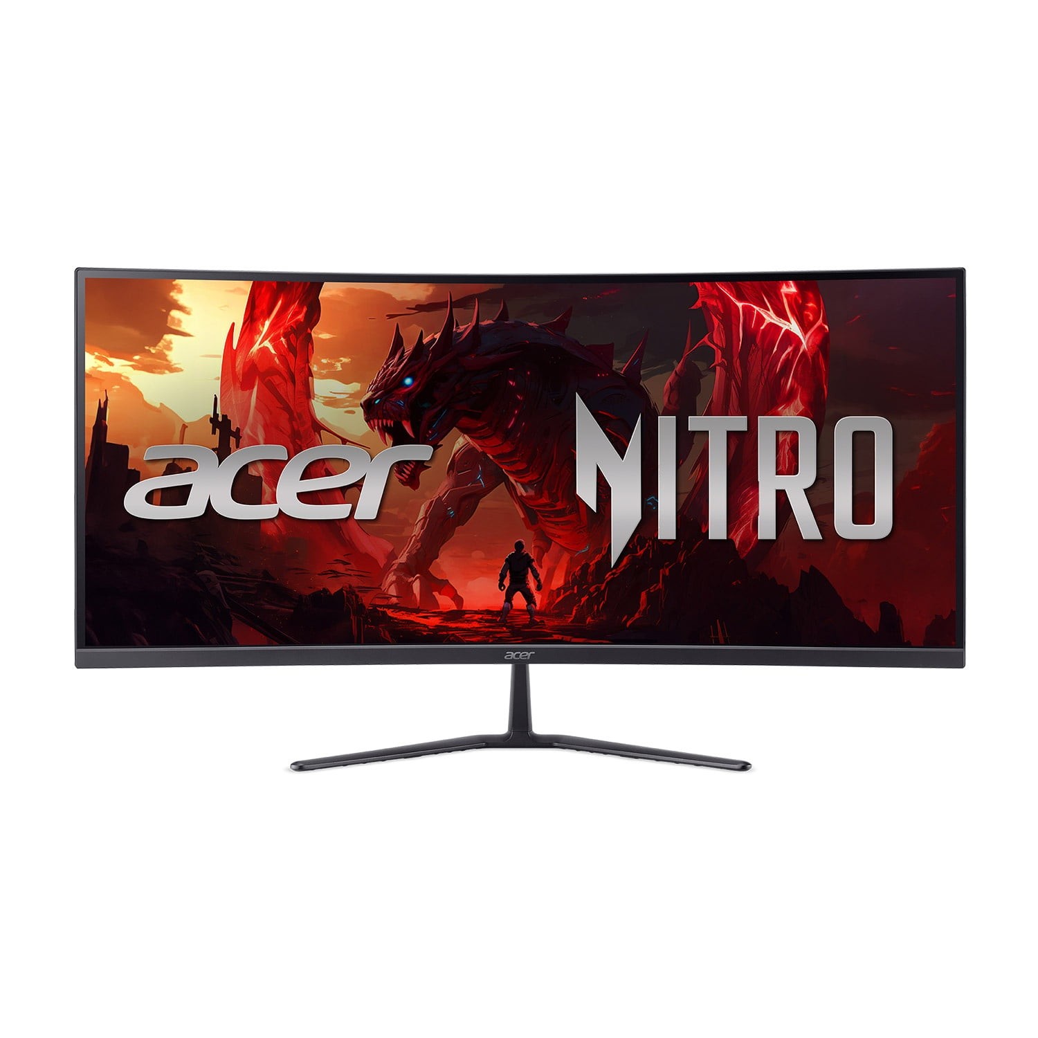 Acer Nitro ED0 34in Curved UWQHD Gaming Monitor, 3440 x 1440 Resolution, 120Hz