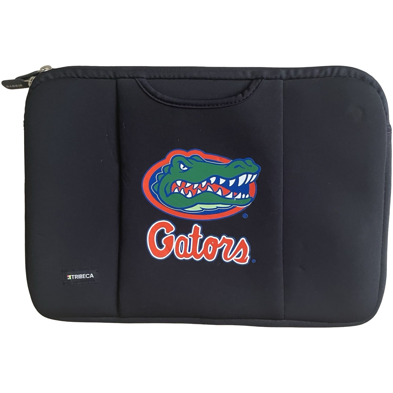 Tribeca University Of Florida Gators Black Laptop Sleeve Bag 2 Pockets 15x10