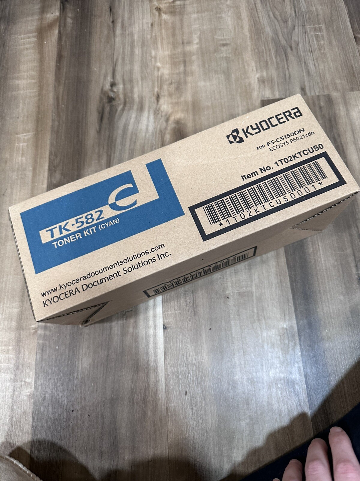 Tk-582c Kyocera OEM Toner Kit Cyan  New ￼