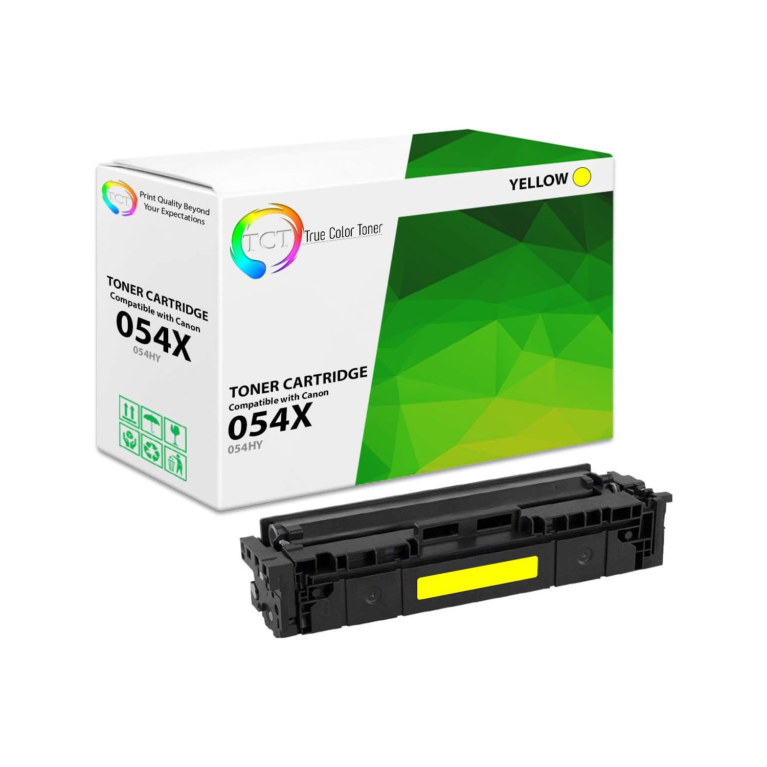 TCT Premium 054H Yellow For Canon ImageClass MF642cdw Compatible Toner Cartridge