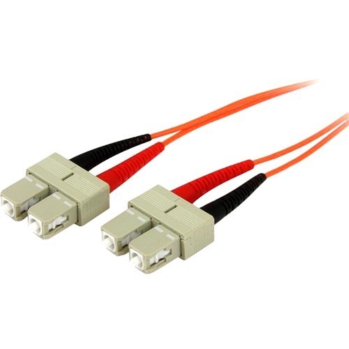 StarTech 3m Multimode Duplex 50/125 OFNP Plenum Fiber Optic Cable - SC/SC