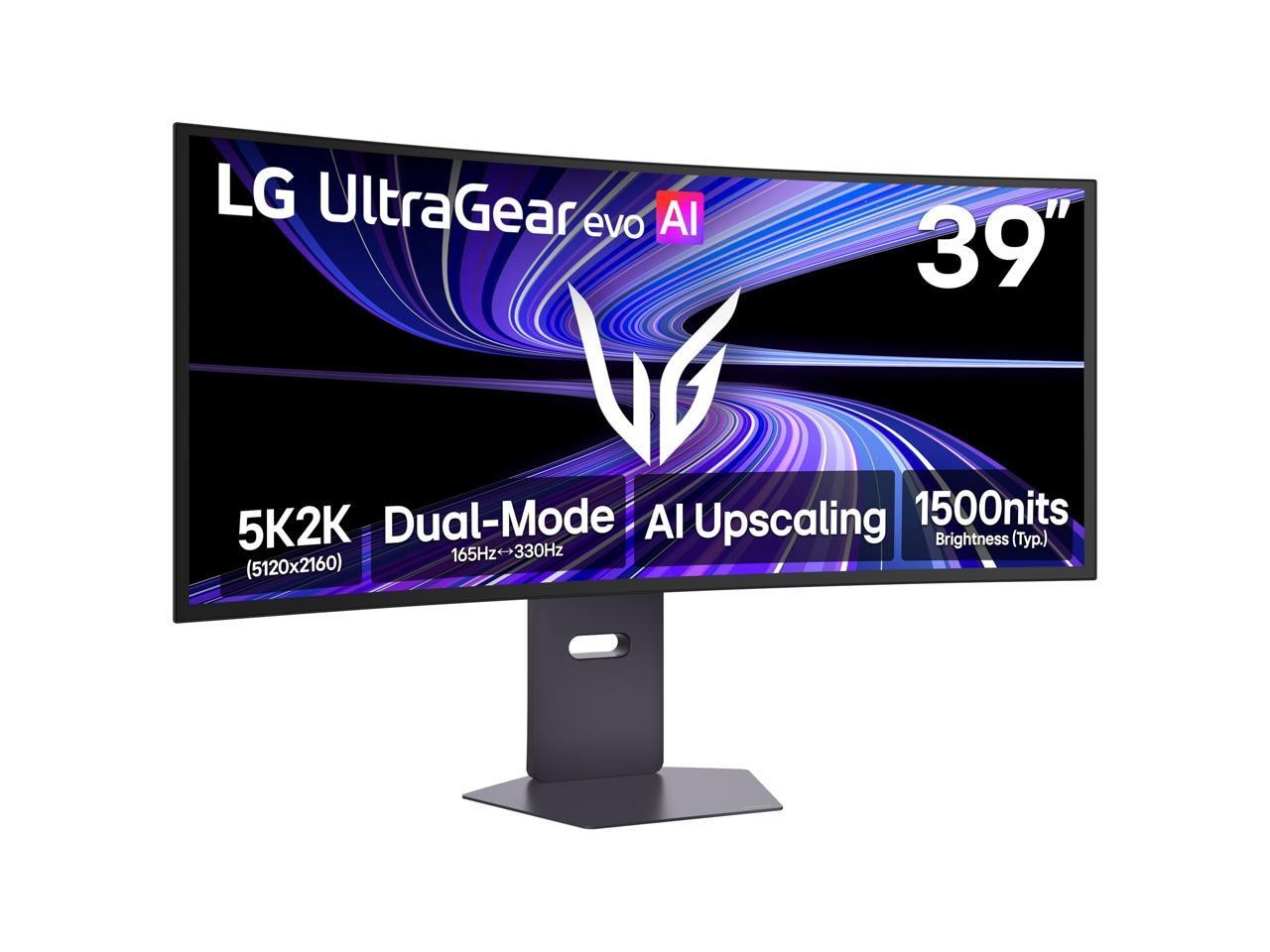 LG UltraGear evo GX9 39" 5K2K HDR Dual Mode 330Hz Curved WUHD Gaming Monitor