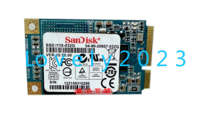 1pc used SSDI110-032G sandisk MSATA 32G SSD