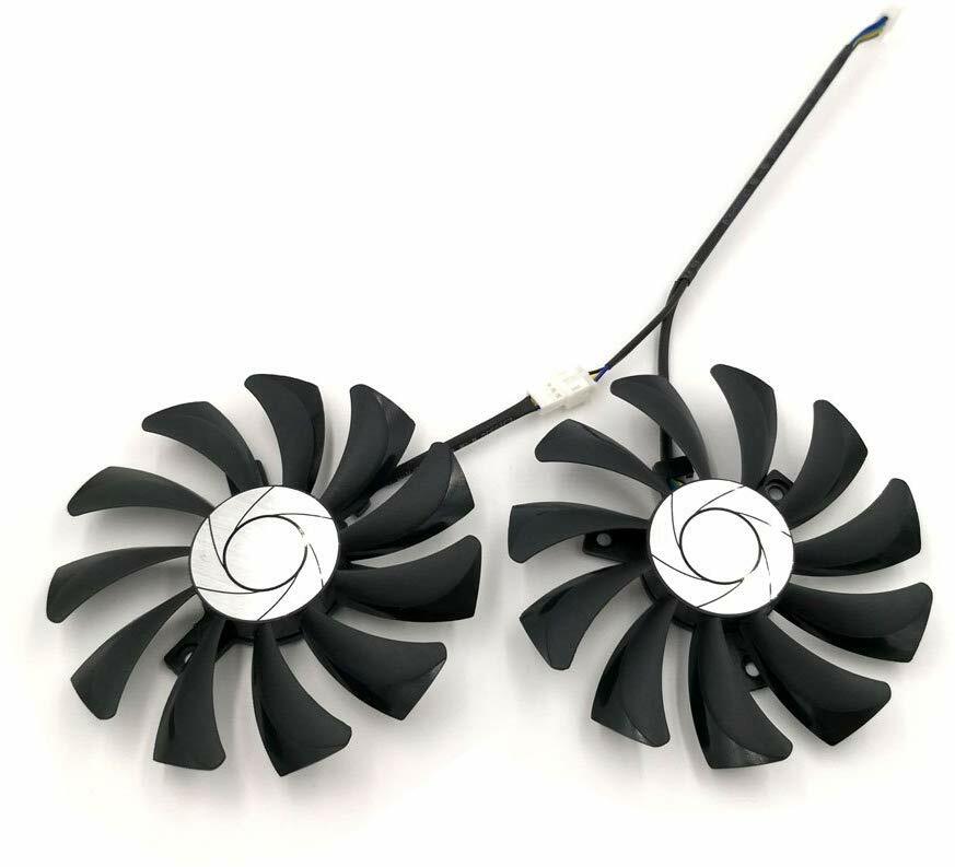 85mm MSI GTX1060 P106 Dual Fan Replacement 40mm 4Pin HA9010H12F-Z 12V 0.57A 