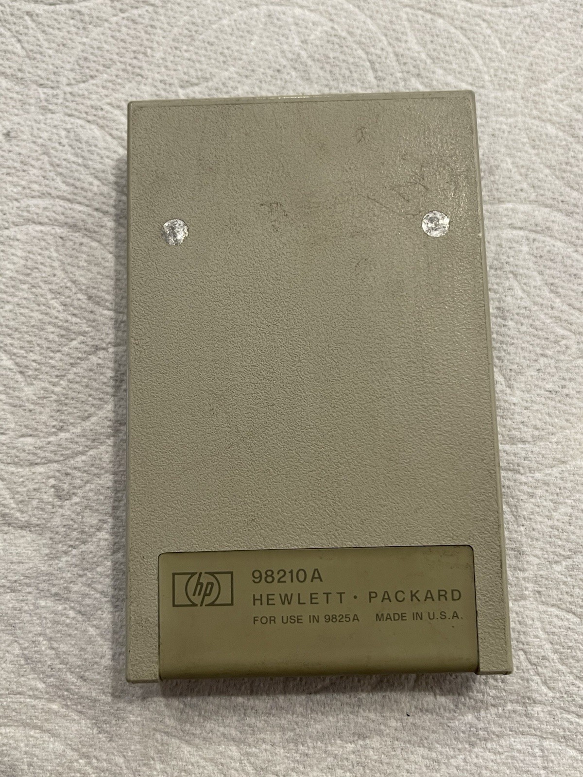 HP9825A Cartridge / ROM Module Model 98210A String - Adv Programming