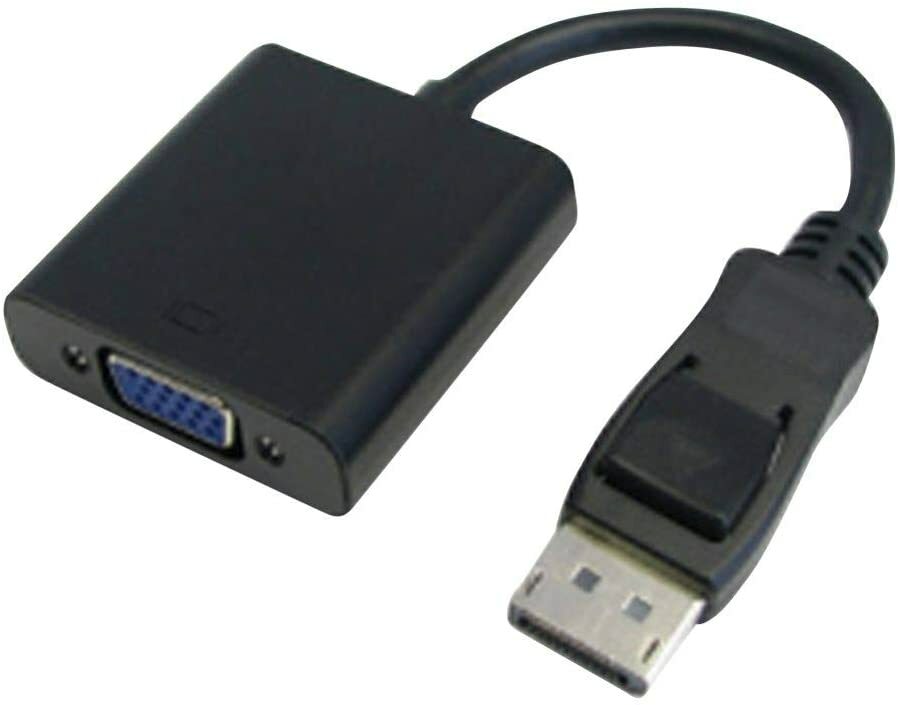 4xem Display Adapter 10 in 20 Pin DisplayPort (M) to 15 Pin HD DSub (HD15) (F), 