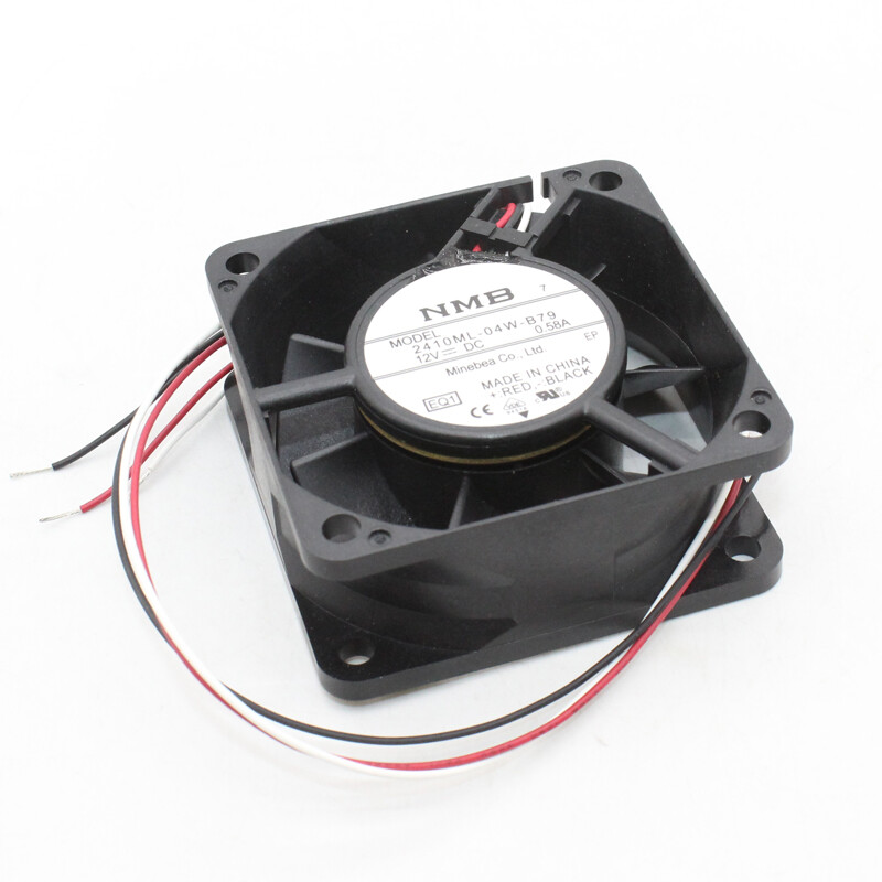 NEW NMB-MAT 2410ML-04W-B79 6025 12V 0.58A 3-wire Power Module Cooling Fan