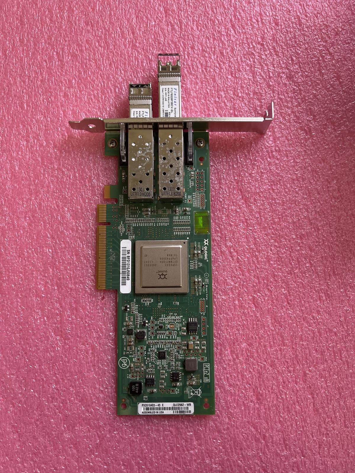 QLOGIC QLE2562-WB QLE2562-WB QLOGIC SANBLADE 8GB DUAL NETWORK CARD