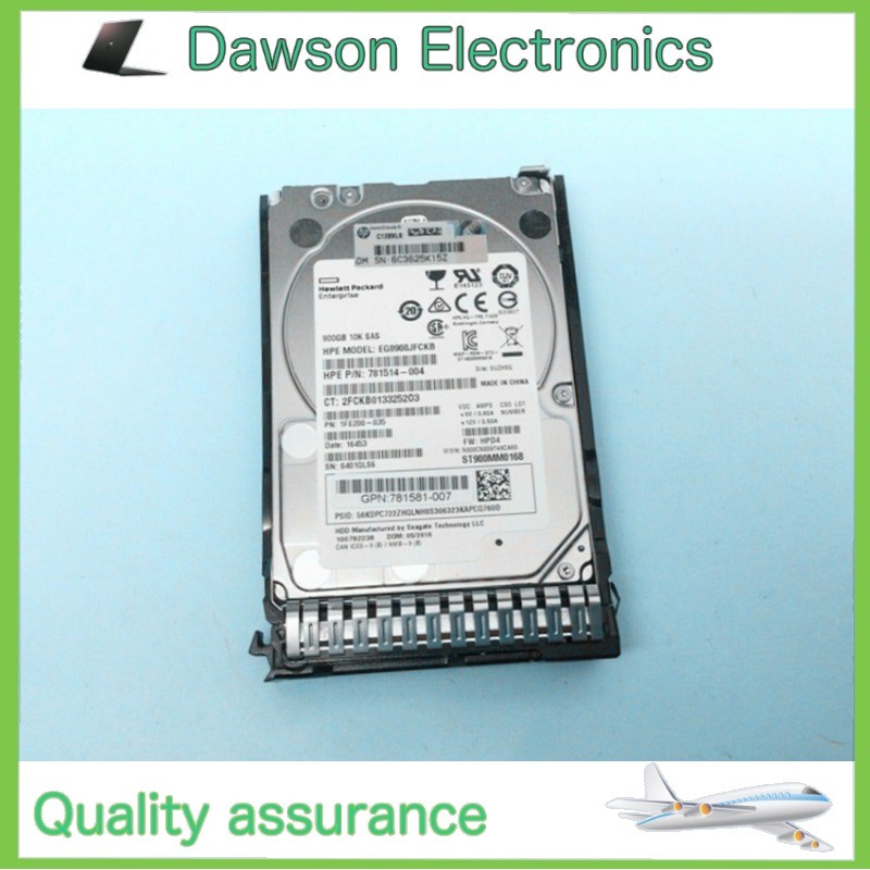 NewHP 713821-B21 900GB 6G SAS 10K 2.5in G7 DP ENT HDD 713961-001