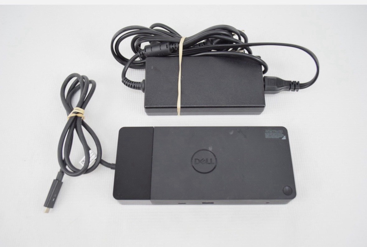 Dell WD19 USB Type-C Docking Station with 180W AC Adapter - Black