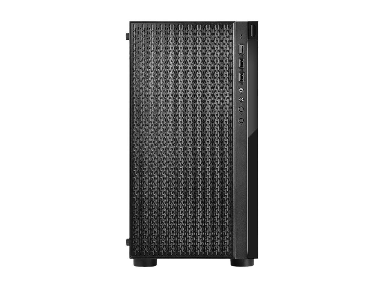 Versa H18 Tempered Glass Black SPCC Micro ATX Gaming Computer Case Thermaltake