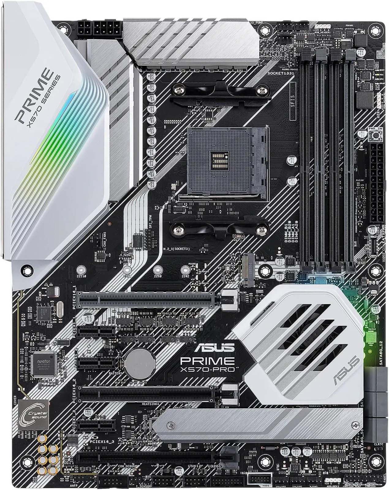 ASUS Prime X570-Pro AM4 with PCIe Gen4, Dual M.2, HDMI ATX Motherboard