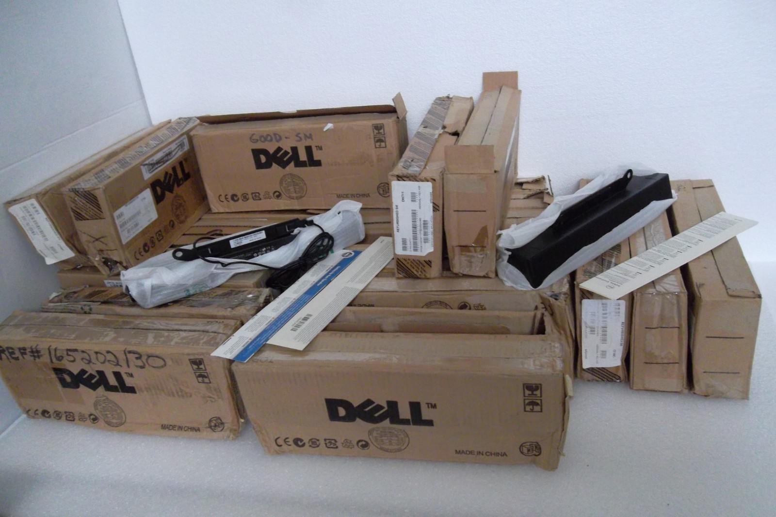 LOT-25 Dell AX510 Multimedia Black Sound Bar Speakers w/Knob Volume C730C DW711