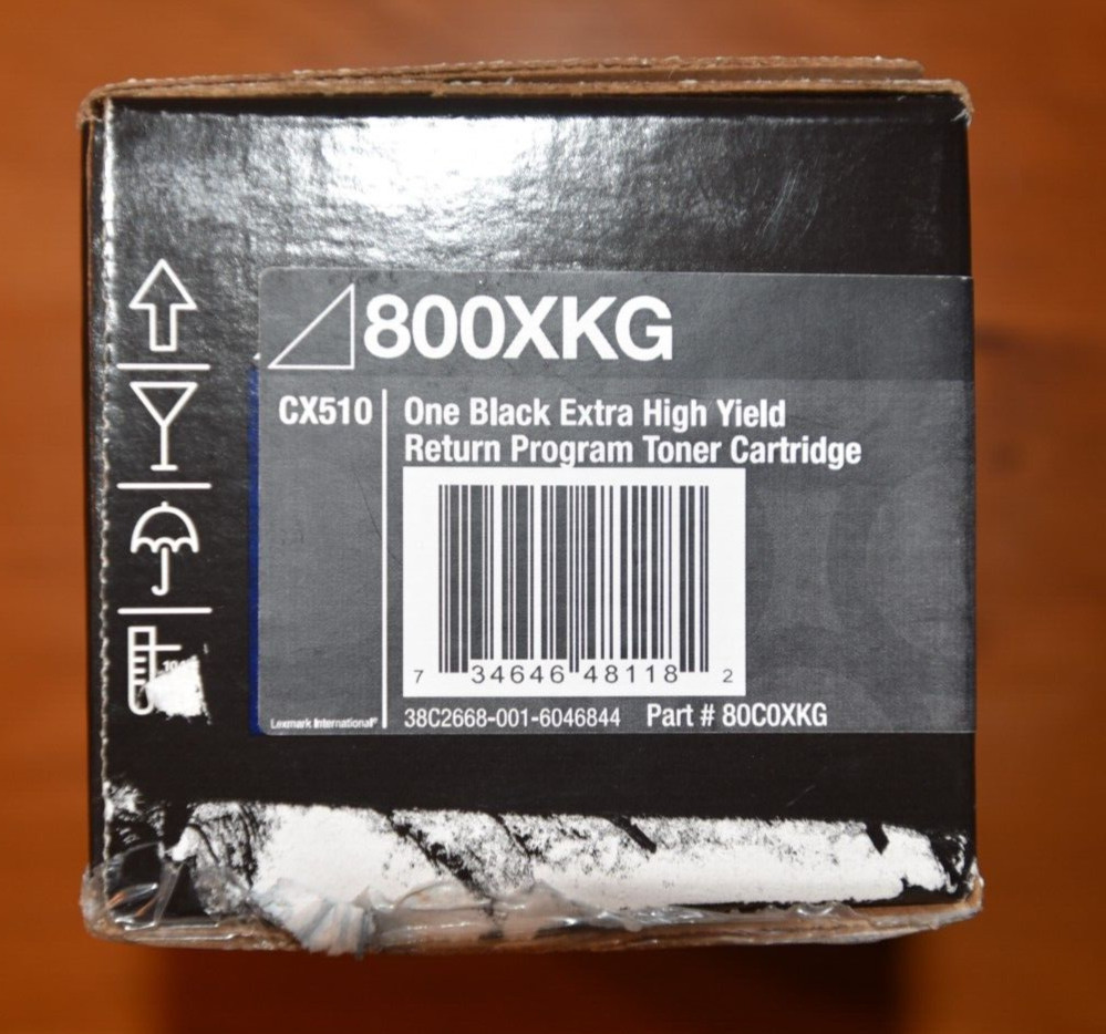 Lexmark 800XKG Black Extra High Yield Toner 80C0XKG