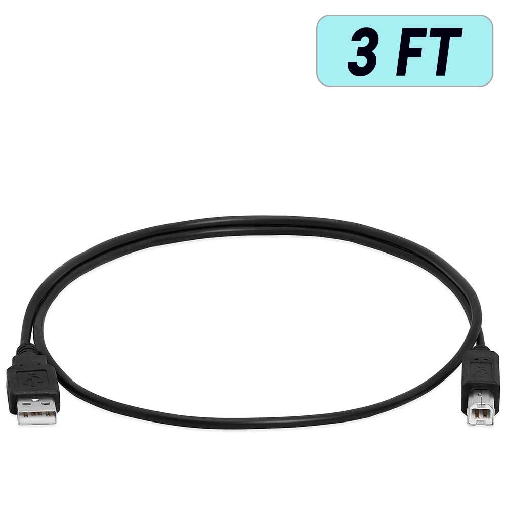 20x USB Printer Cable Type-A to B USB Cord Scanner External Hard Drive Camera