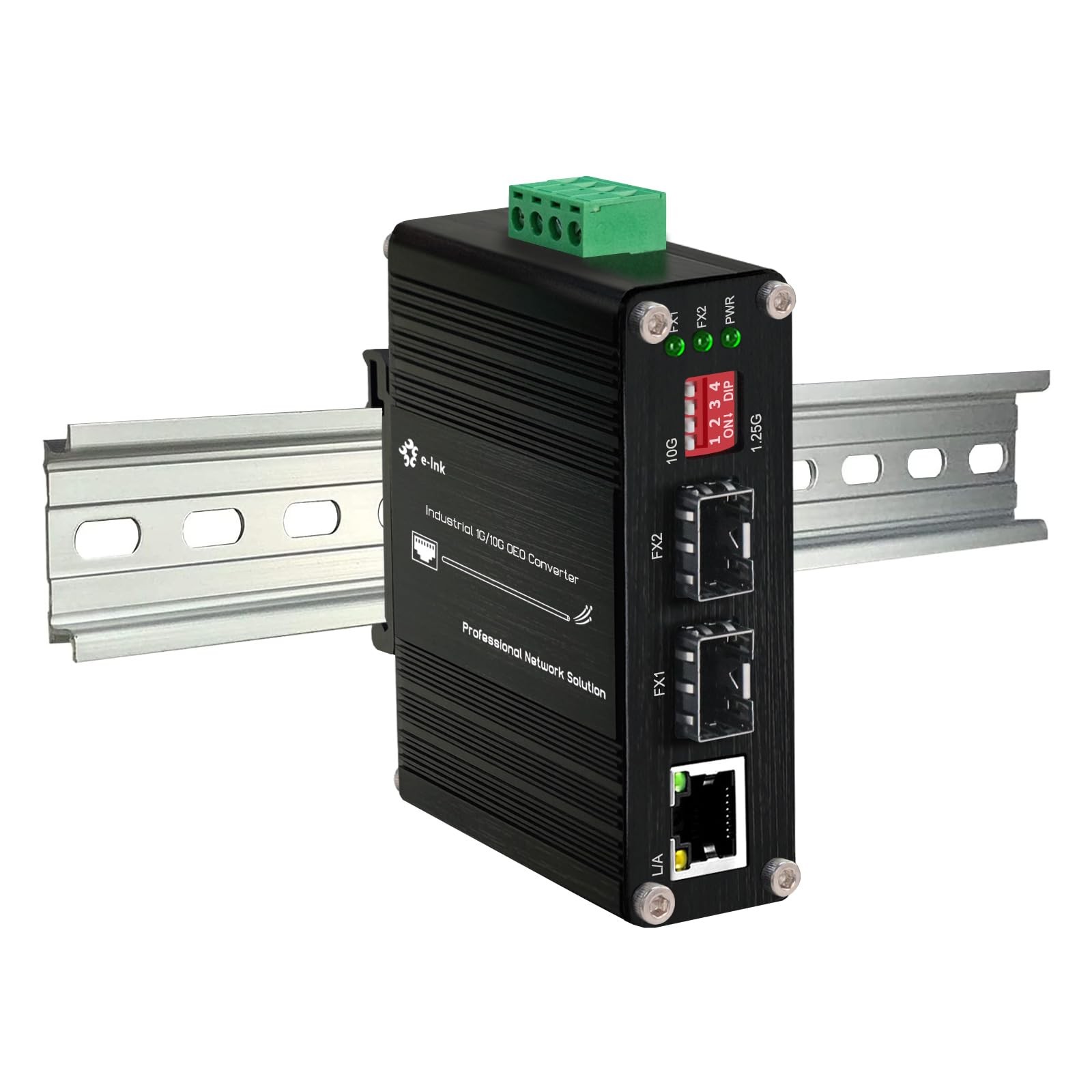 Throncom Industrial 10G OEO 3R Extender SFP+ to 1.25G/10G Fiber