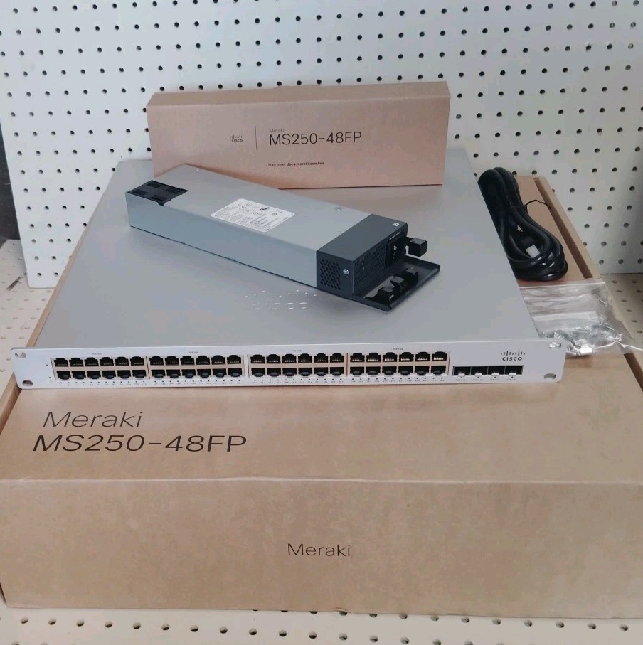 Cisco Meraki MS250-48FP-HW 48-Port Gigabit Switch