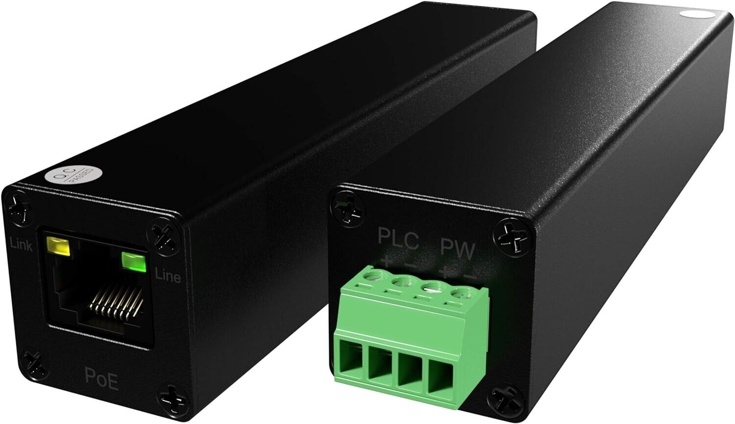 Mini Size 800m 2600ft PoE LAN Extender Kit with instructions AD-Net