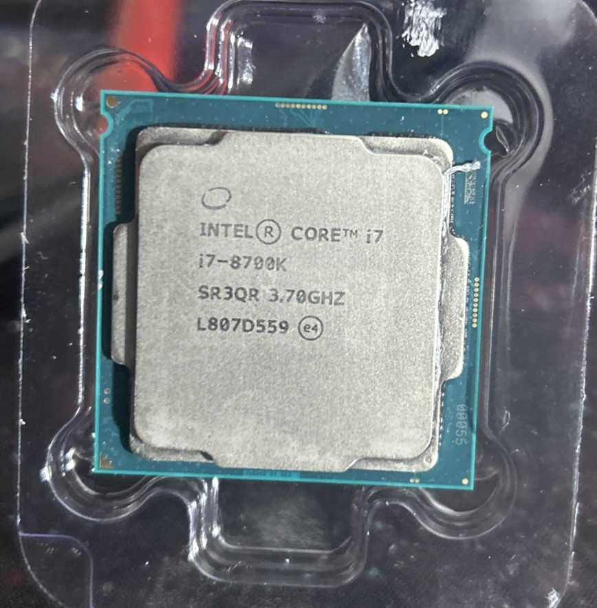Intel Core i7-8700 SR3QS 3.2GHz 12 MB Cache 6-Core CPU Processor 8 GT/s