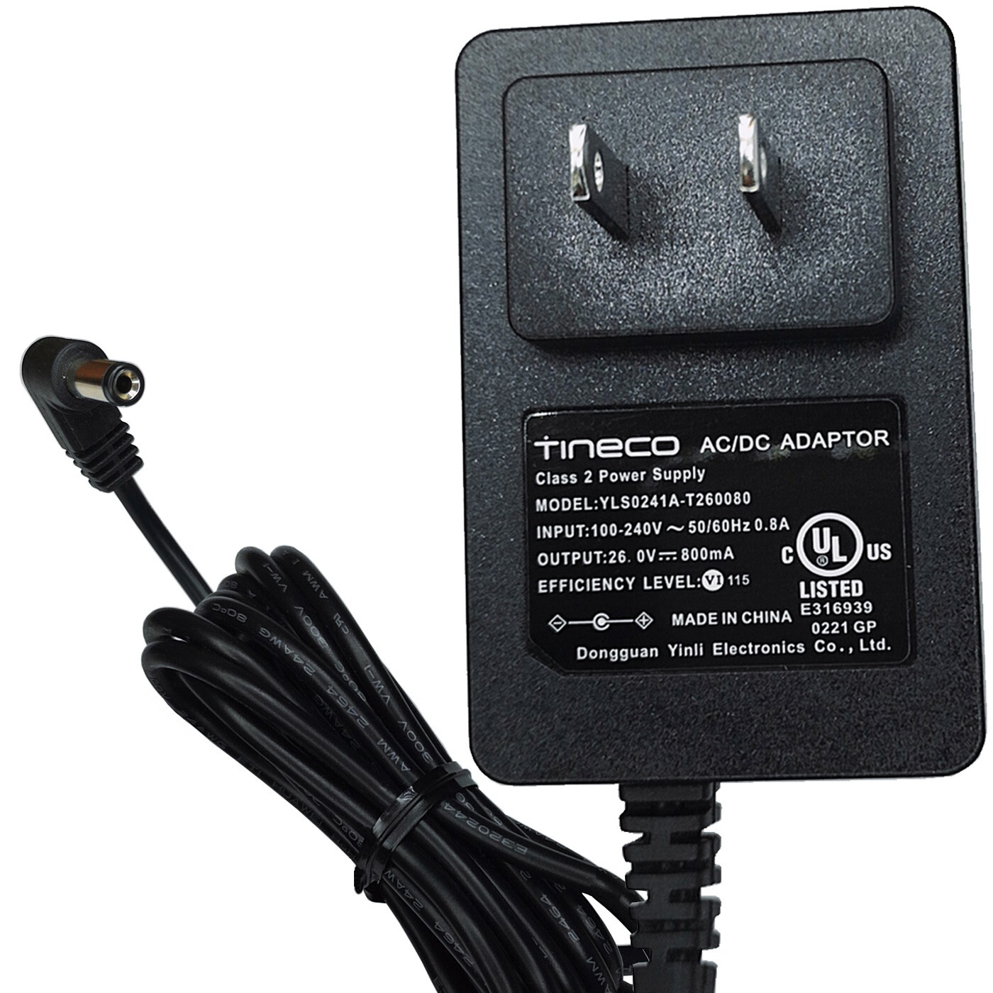 Original AC Adapter Fr Tineco A10 Dash A11 Series iFLOOR Vacuum YLS0241A-T260080