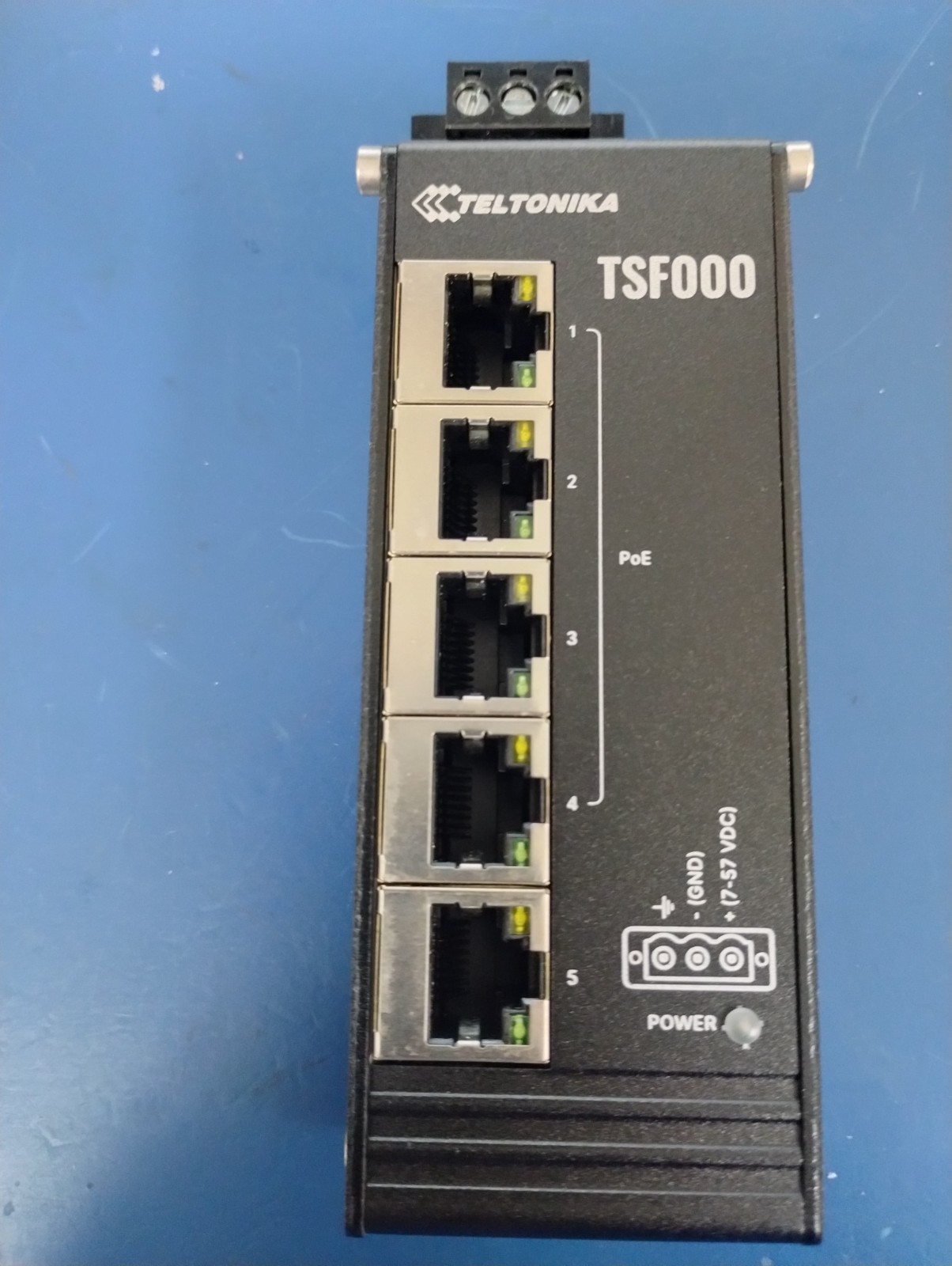 TELTONIKA TSF000000000 Low‑Profile PoE+ Industrial Switch without PSU