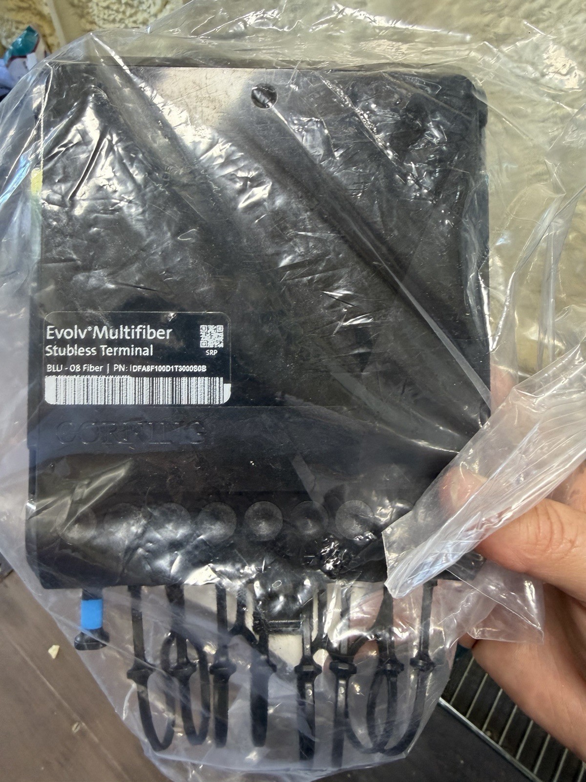 Corning Evolv MultiFiber Stubless Terminal grn 12 fiber DFATF100D1T3000S0B 