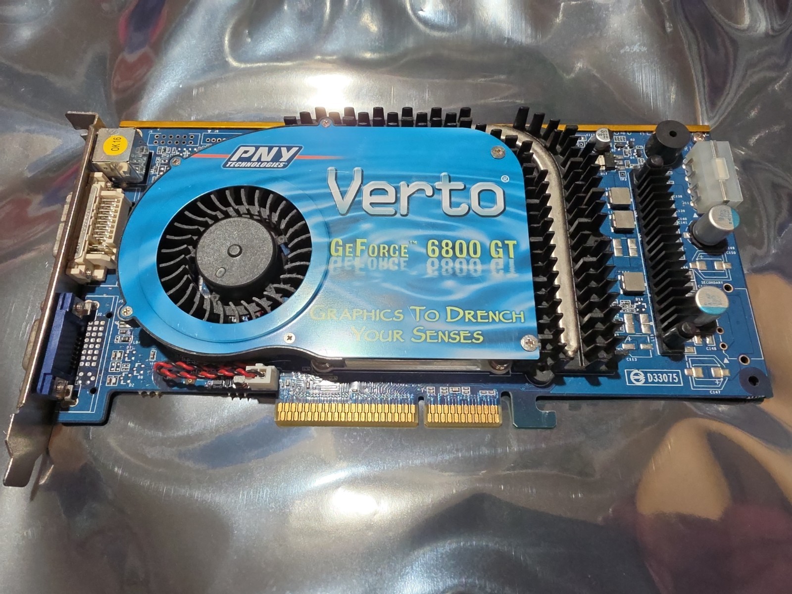 PNY Verto NVIDIA GeForce 6800 GT 256MB DDR3 AGP 8X Video Card DVI VGA S-Video