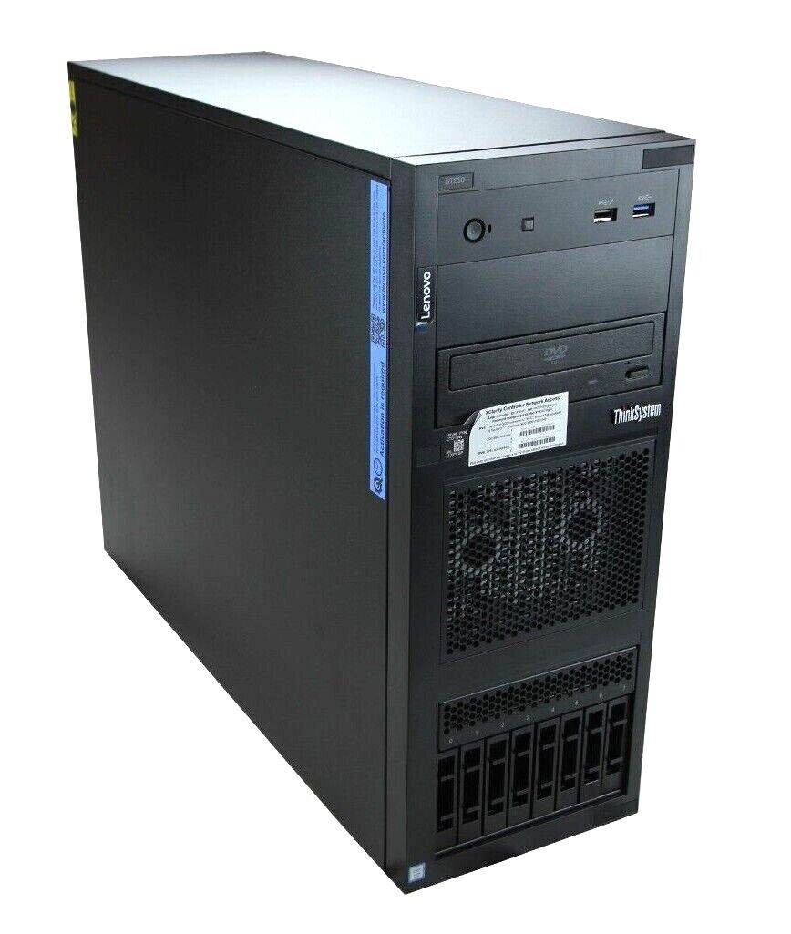 Lenovo ThinkSystem ST250 Tower 8B 2.5 - Xeon E-2174G 3.8GHz 8GB No HD 7Y46A002NA