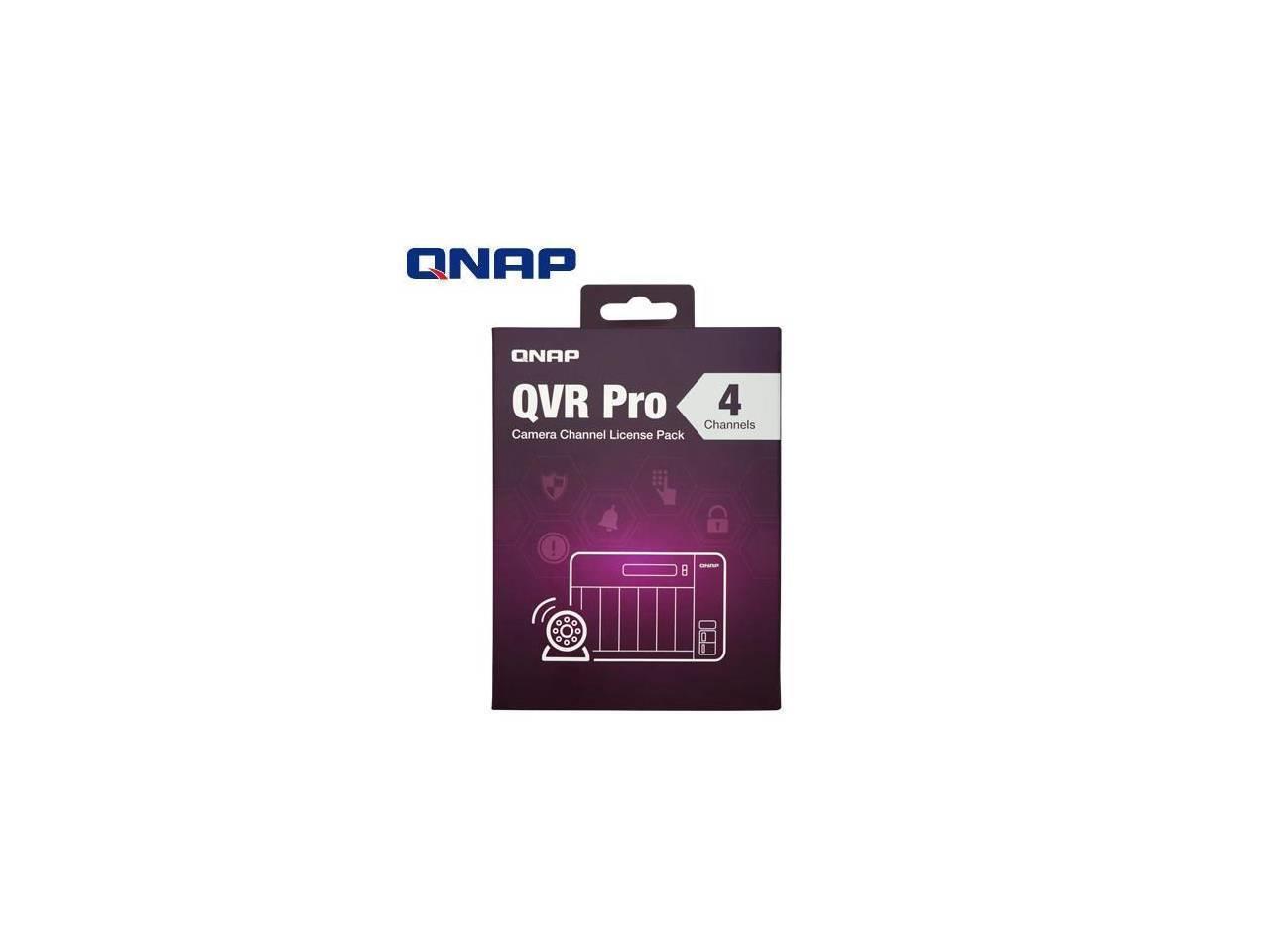 QNAP LIC-SW-QVRPRO-4CH QNAP QVR Pro 4 Channel License (QVR Pro Gold is required)