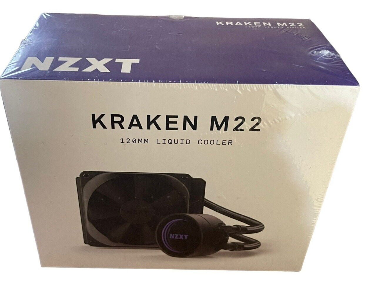 NZXT Kraken M22 120MM Liquid Cooler New Sealed Box RL-KRM22-01 CPU Cooler