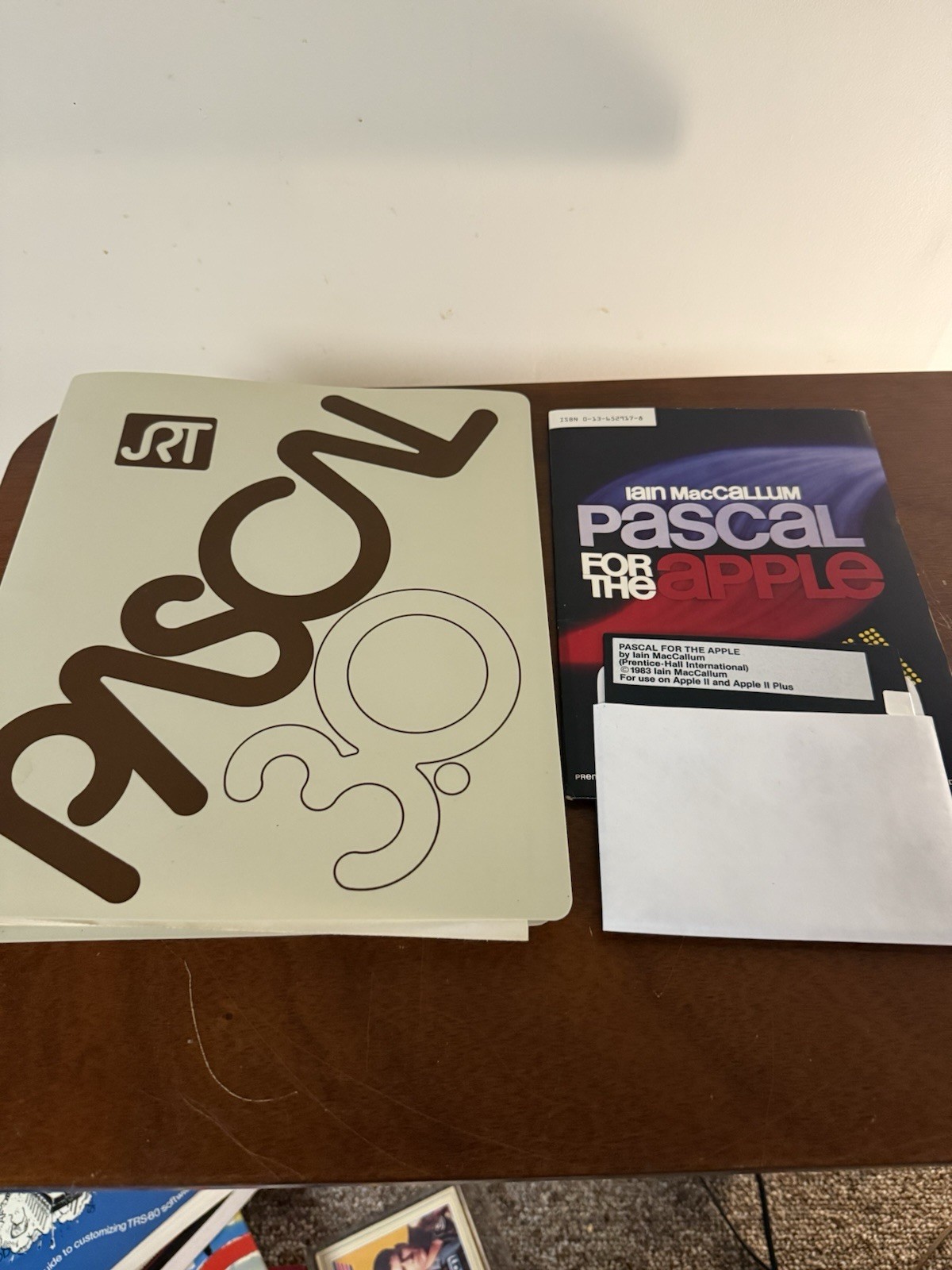 JRT Pascal 3.0 Vintage 1983 Computer 8" Software + Manual (nice)
