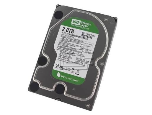 WD Caviar Green WD20EARS 2TB 3.5" SATA HDD 64MB Cache LOW HOURS
