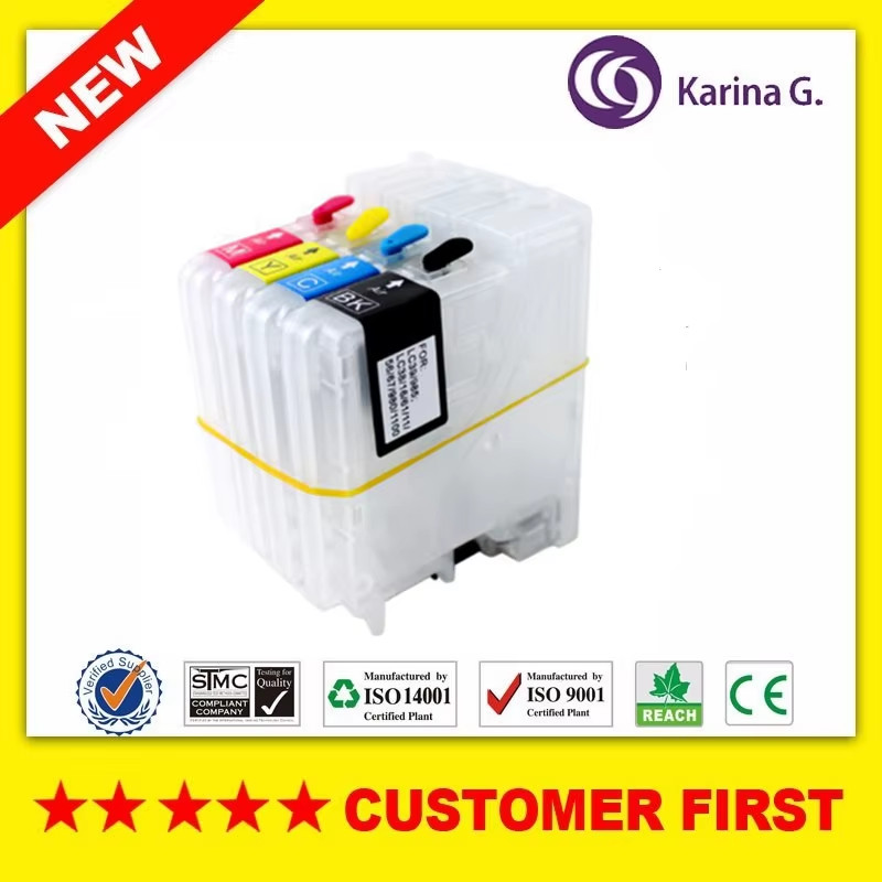 For LC11 LC16 LC38 LC61 LC65 LC67 LC980 LC990 LC1100 refillable ink cartridge Fo
