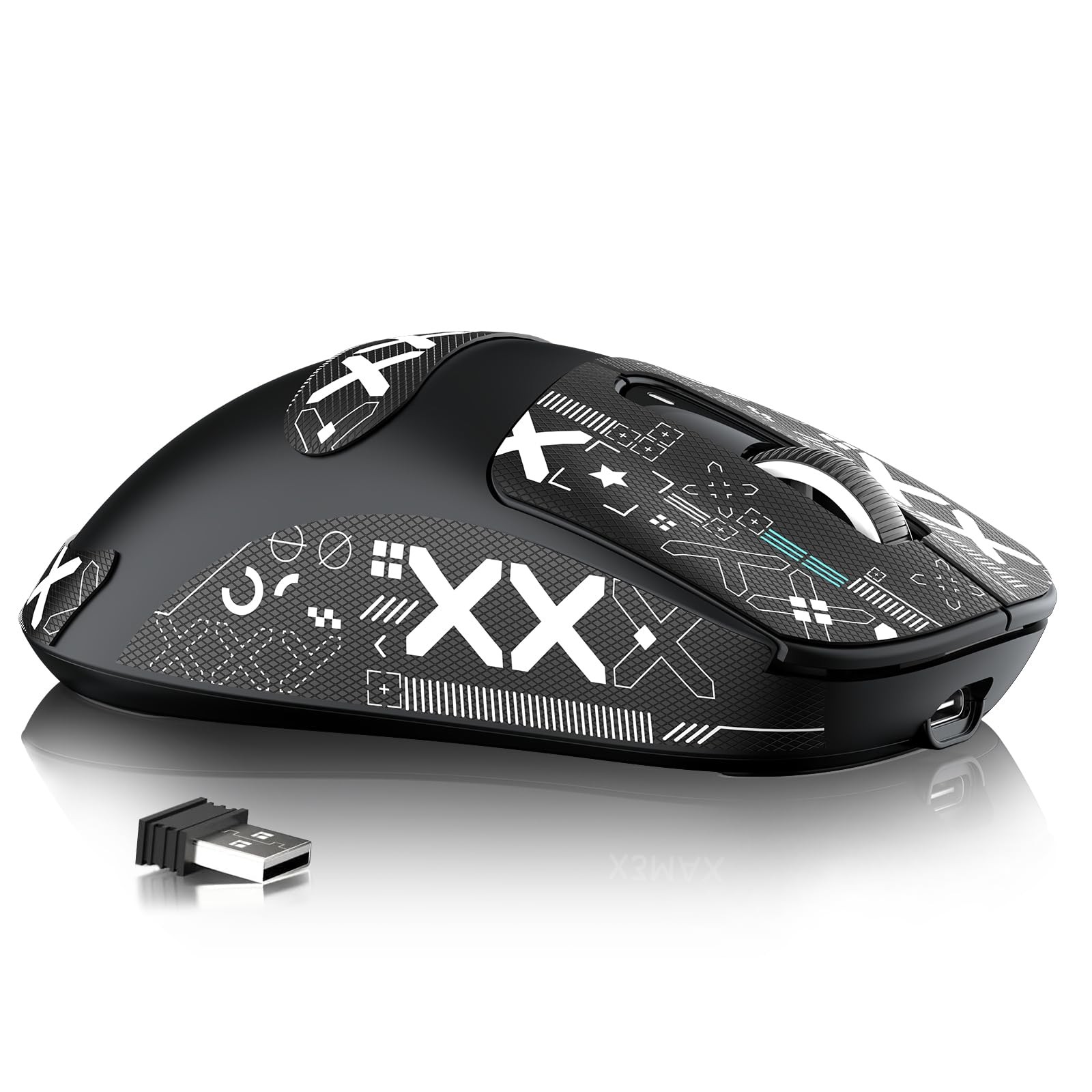 MAMBASNAKE Attack Shark X3MAX Wireless Gaming Mouse,PixArt PAW3950 42000 DPI,...