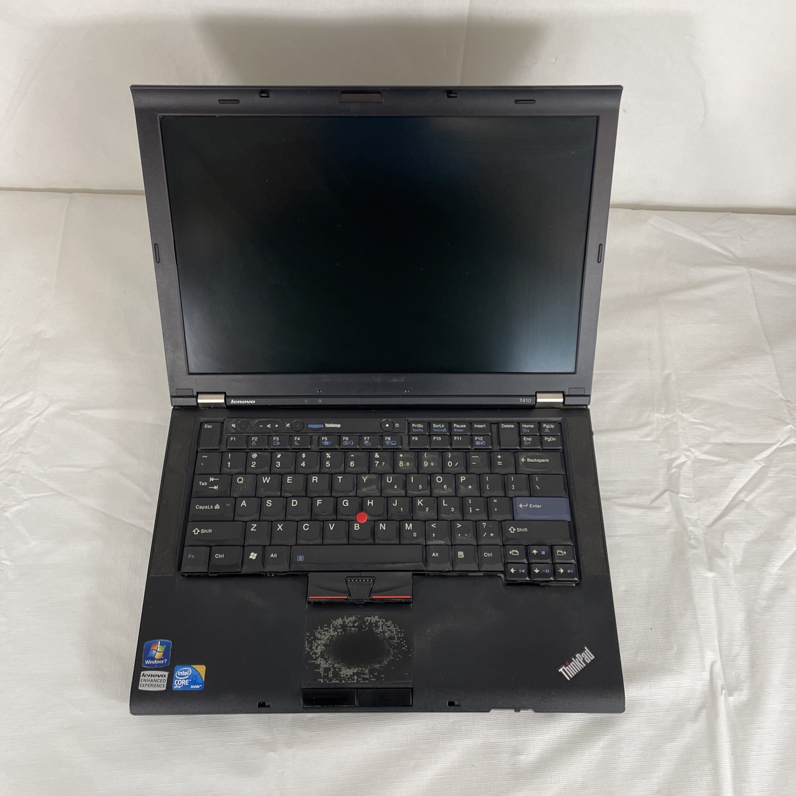 Lenovo ThinkPad T410 Laptop Intel I5-M520 2.40GHz 4GB No HDD Read Description
