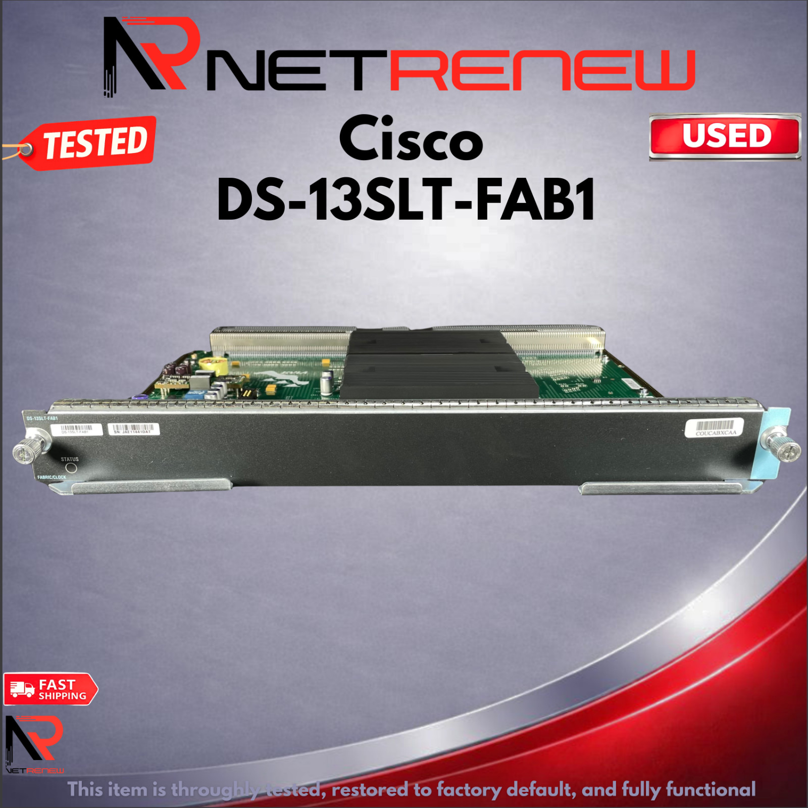 Cisco DS-13SLT-FAB1  CROSSBAR MODULE