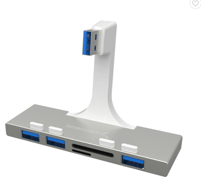 Sabrent 4-Port USB 3.0 Hub for iMac Slim Uni-Body (HB-IMCU)