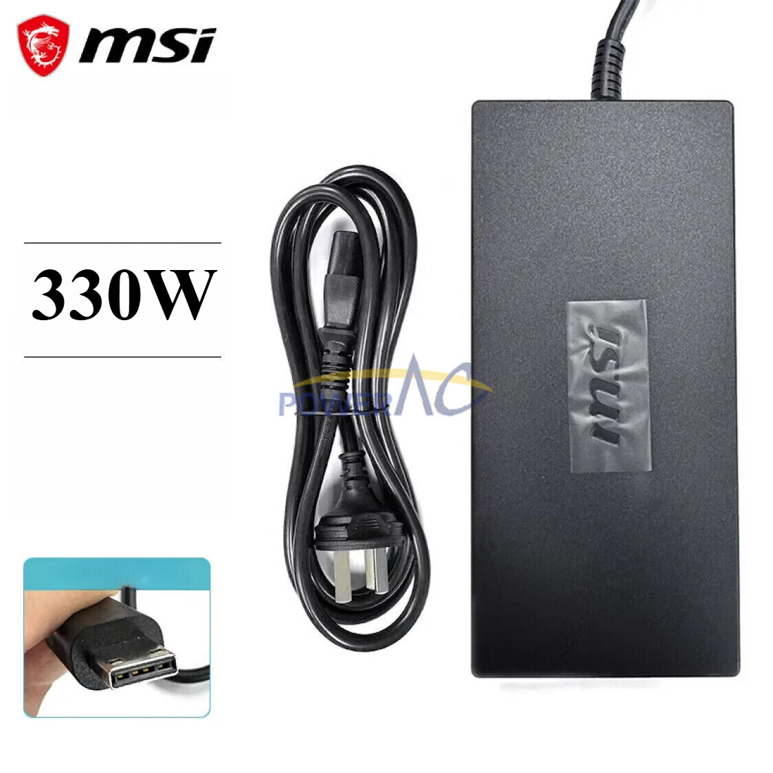 MSI Original 330W Power Supply Adapter for Vector A16 HX A8WIG-003US A8WHG-048US