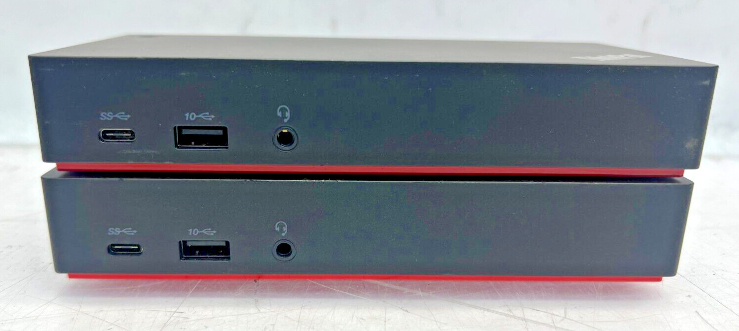 QTY 2 - LENOVO THINKPAD USB-C DOCK GEN2 40AS LDC-G2 T5-C8