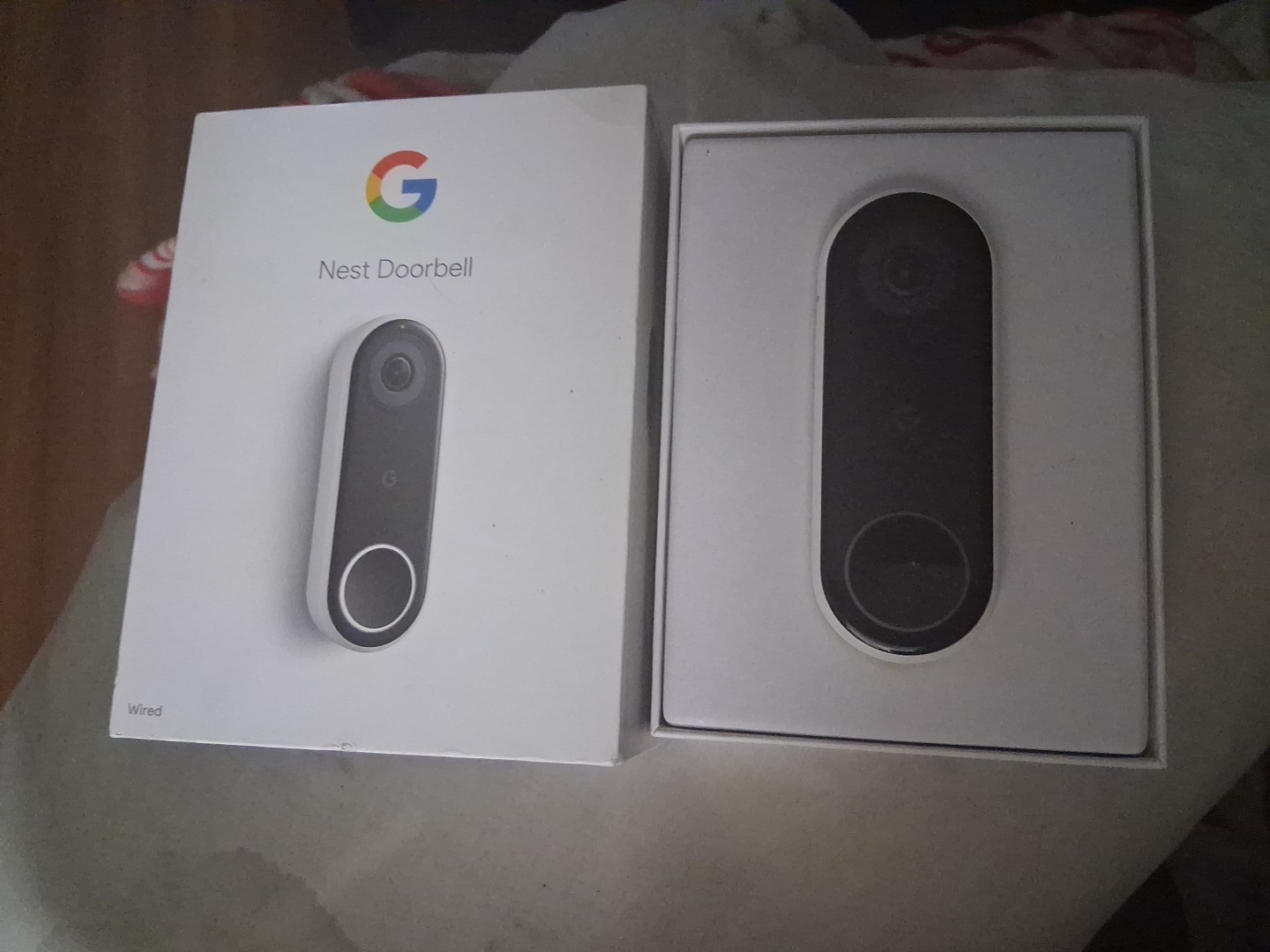 Google Nest Doorbell Ring Camera Wired with Chime Connector
