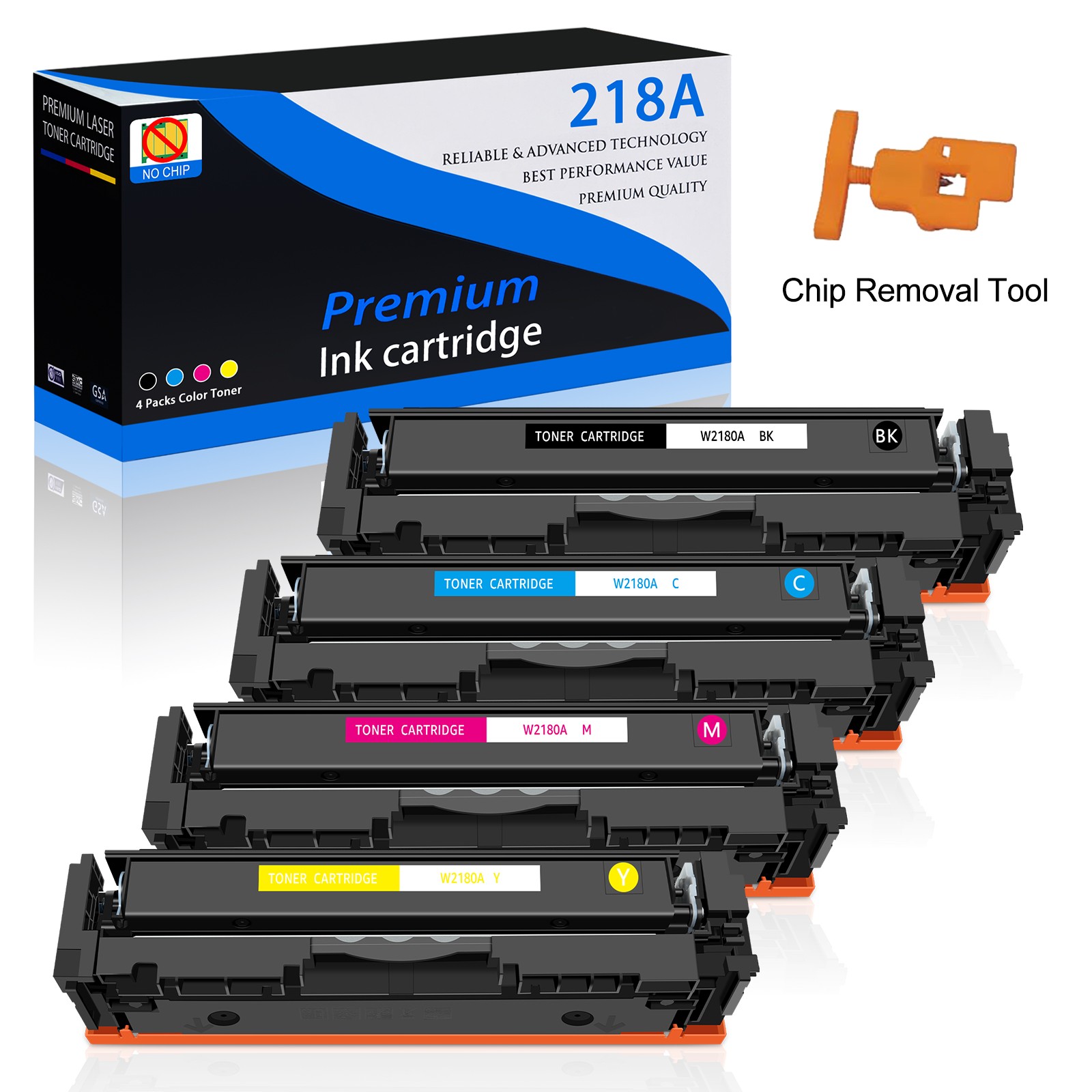 218A Toner Cartridges for HP 218A 218X MFP 3301fdw 3301fdw 3301cdw 3201dw LOT