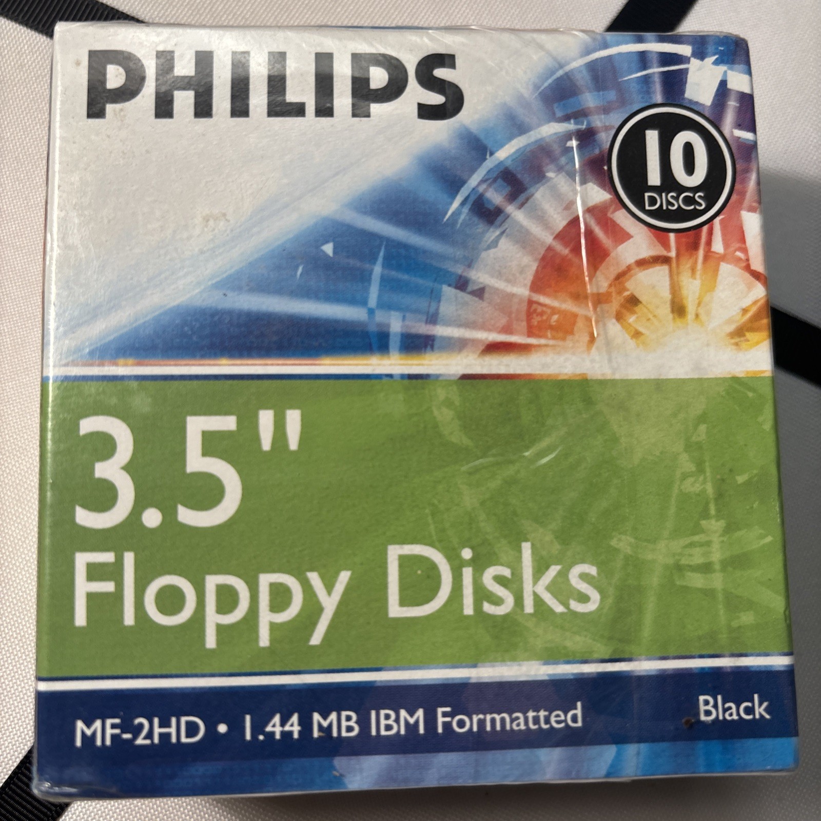 Philips 3.5" Floppy Disks (MF-2HD) 1.44MB IBM Formatted (10 pk)(New)