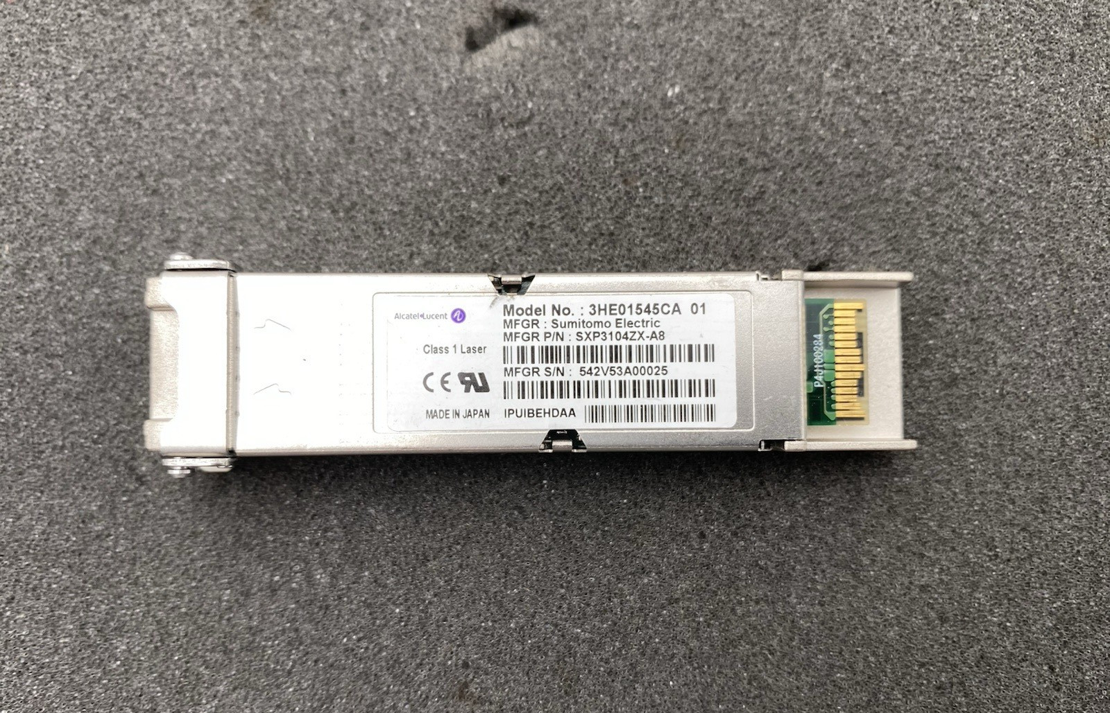Alcatel-Lucent 3HE01545CA 01 10GBASE-ZR XFP-10GE 80km 1550nm