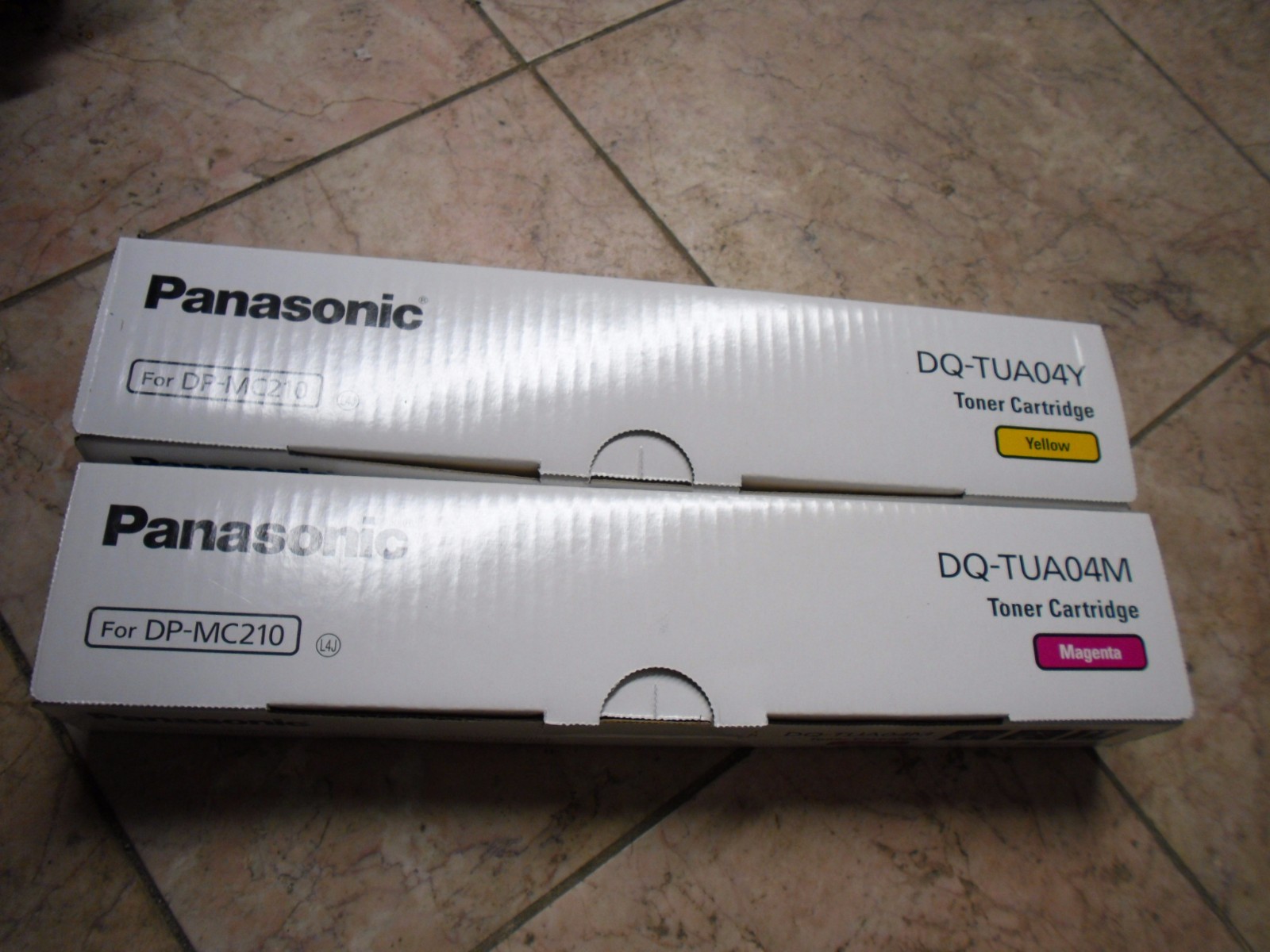 New Genuine Panasonic DP-MC210 H/Y Yellow + Magenta Toner  DQ-TUA04M DQ--TUA04Y