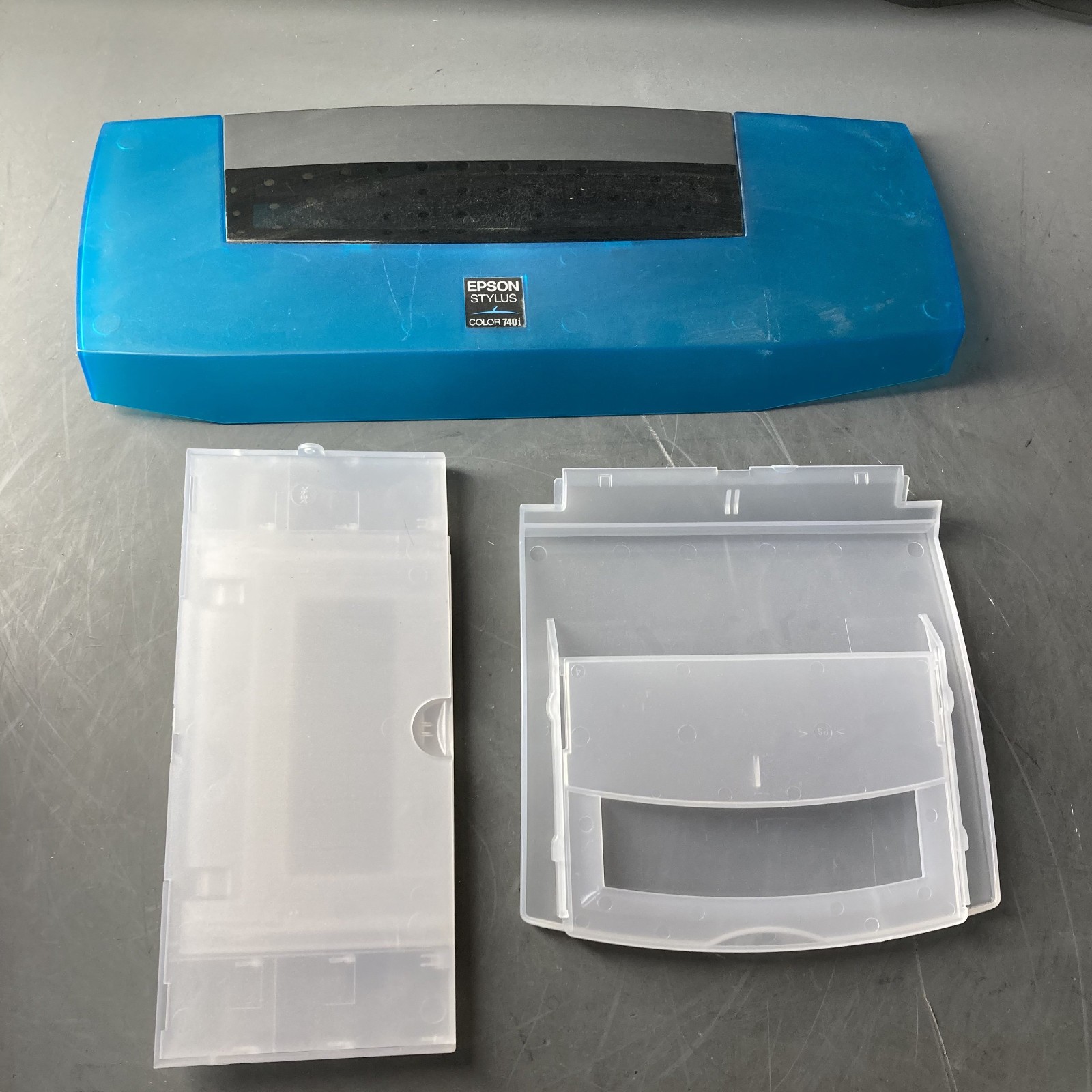 Epson Stylus Color 740i Trays and Top Panel Printer P110A Crystal Blue