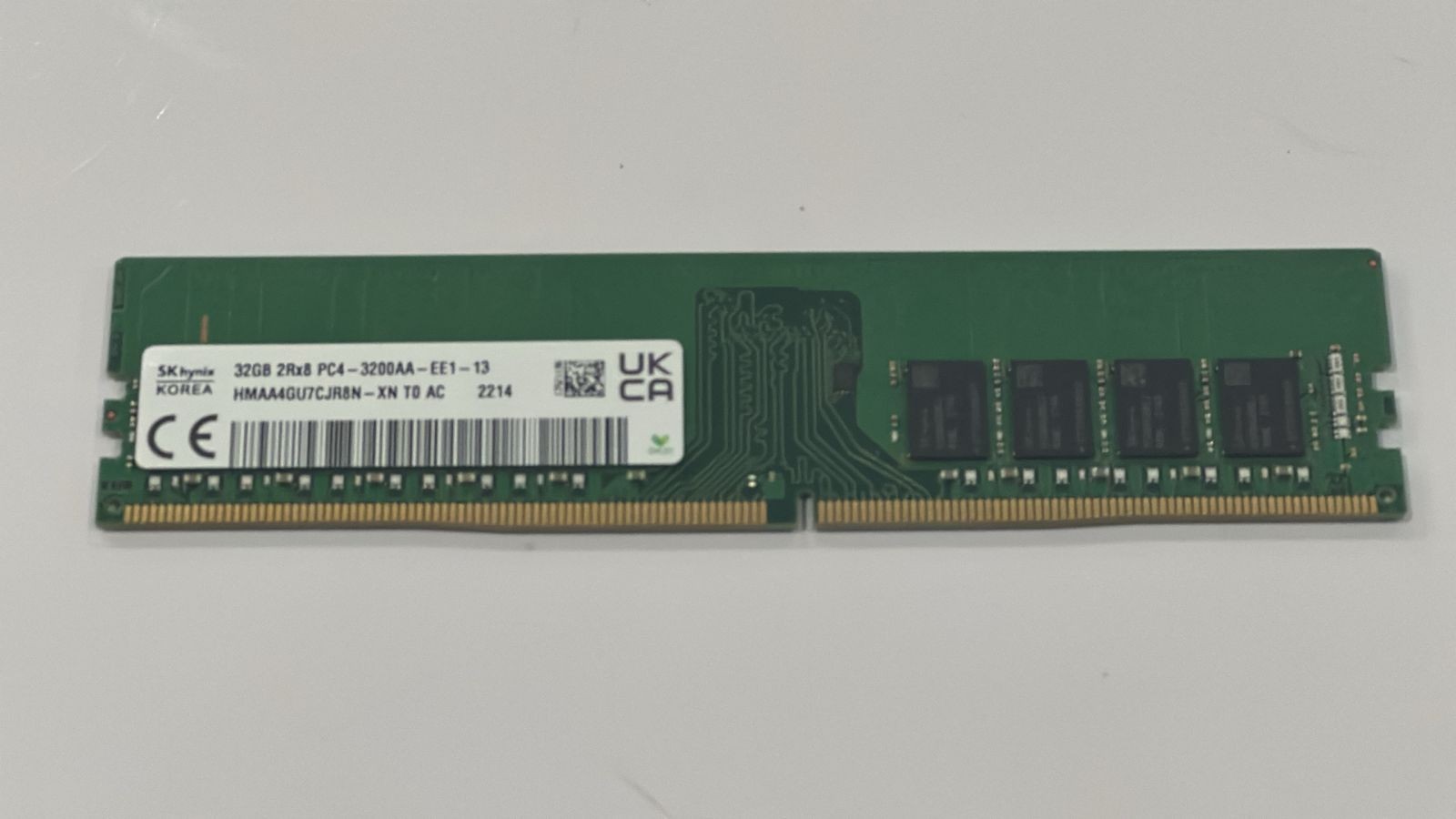 Hynix HMAA4GR7CJR8N-XN 32GB PC4-25600 DDR4 3200MT/s 2Rx8 ECC RAM Server Memory