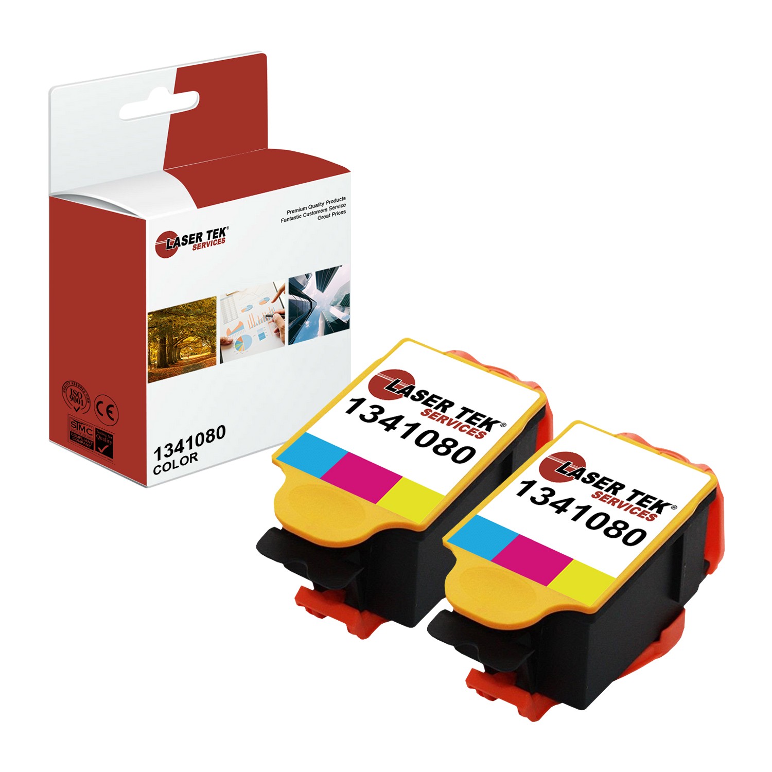 2Pk LTS 30XL 1341080 Color HY Compatible for Kodak ESP C110 C310 C315 Ink